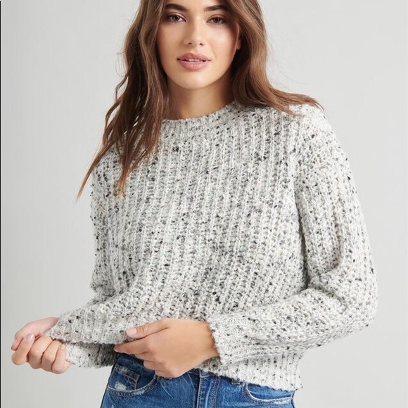 Garage Sweaters - GARAGE Oversized Speckled Sweater